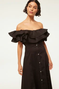 MISA Los Angeles LORETTA DRESS Blackpoplin Fashion