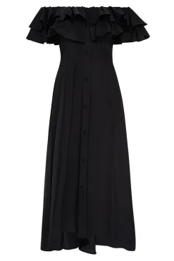 MISA Los Angeles LORETTA DRESS Blackpoplin Fashion