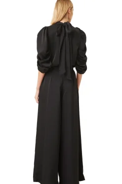 MISA Los Angeles LUELLA TOP Blacksatin Best