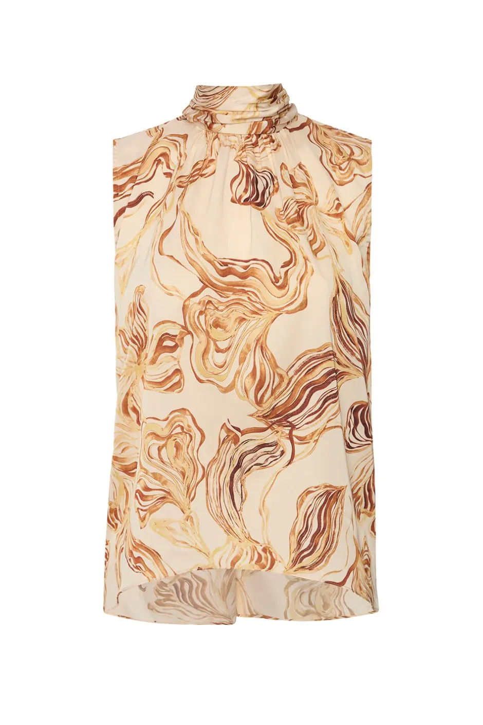 MISA Los Angeles LUKA TOP Goldenstrawsatin Discount