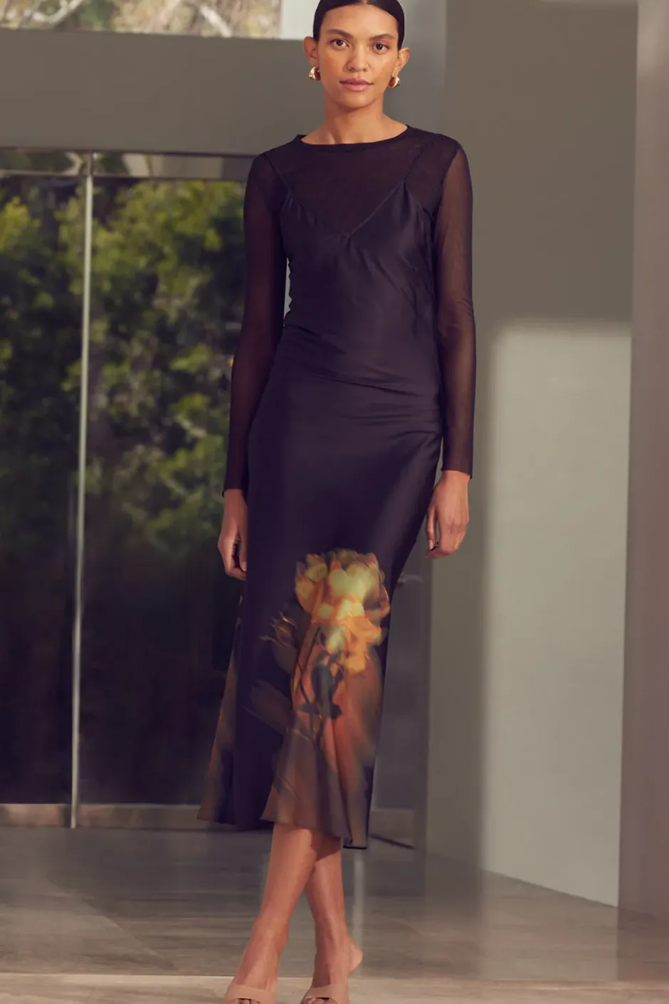 MISA Los Angeles LULA TOP Black New