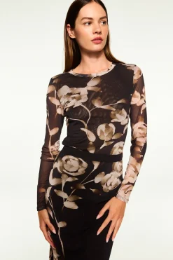 MISA Los Angeles LULA TOP Fadedrosemesh Outlet