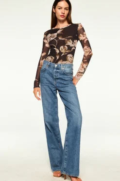 MISA Los Angeles LULA TOP Fadedrosemesh Outlet