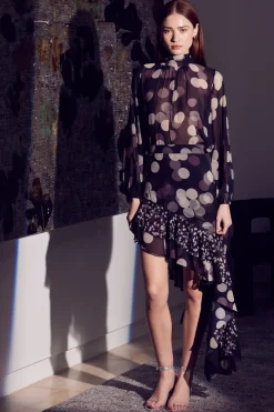 MISA Los Angeles LULU TOP Polkadotlarge Clearance