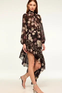 MISA Los Angeles LULU TOP Polkadotlarge Clearance