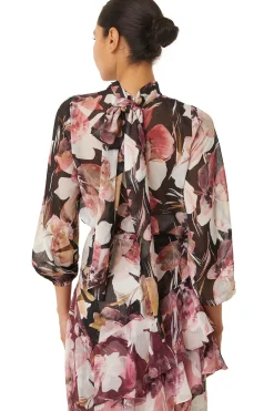 MISA Los Angeles LULU TOP Floratropicalblack Best