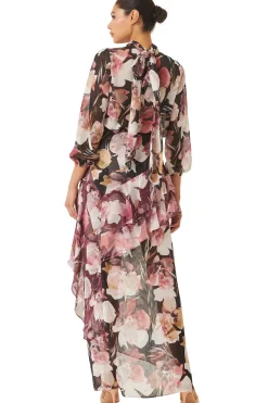 MISA Los Angeles LULU TOP Floratropicalblack Best