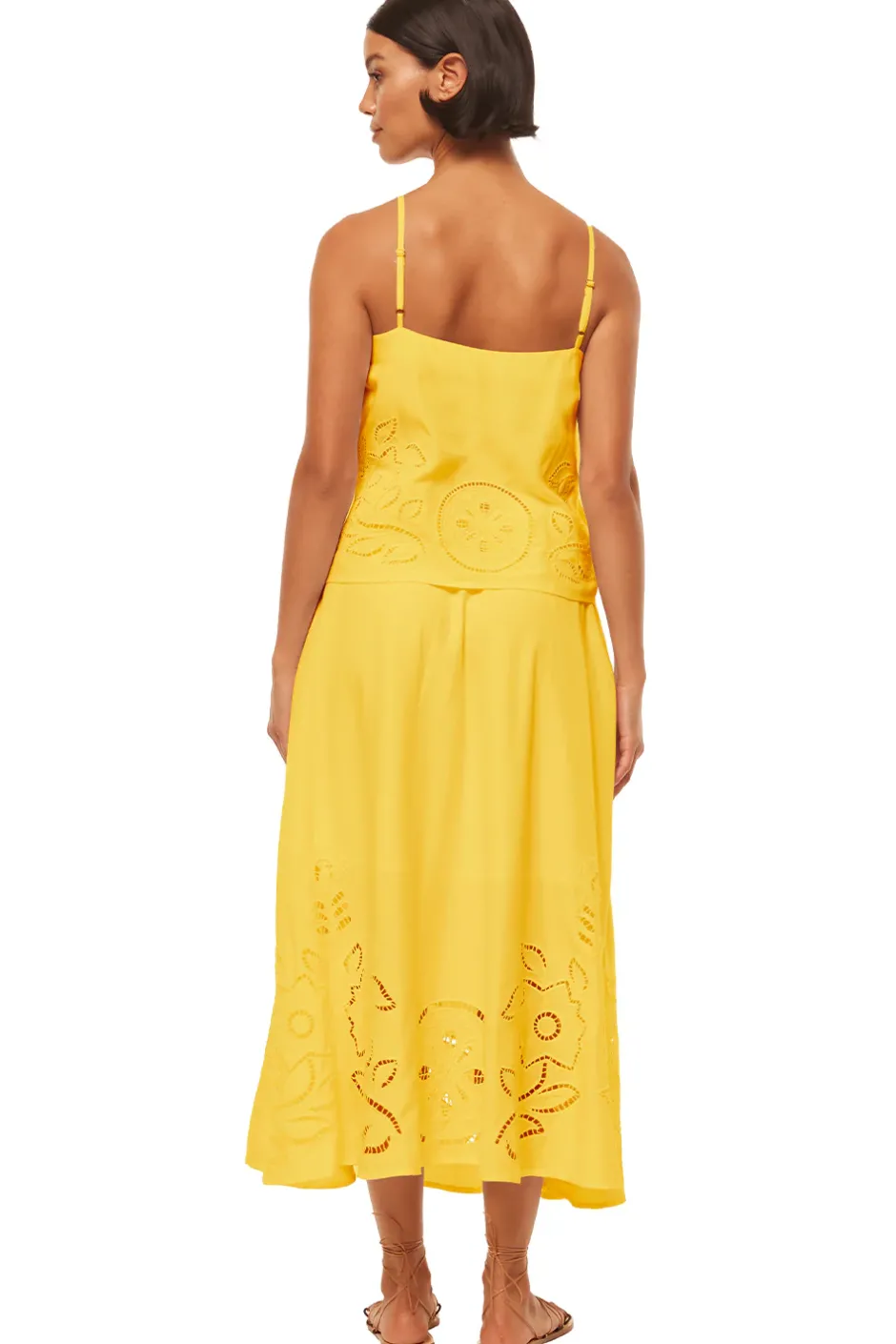 MISA Los Angeles MARCELA TOP Canaryeyelet New