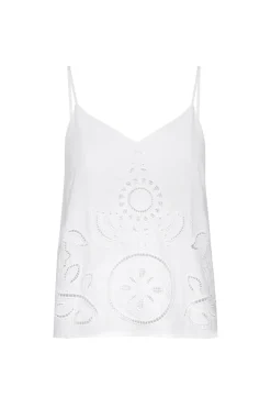 MISA Los Angeles MARCELA TOP Whiteeyelet Fashion