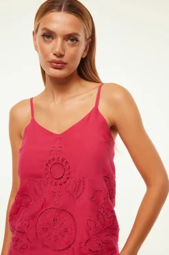 MISA Los Angeles MARCELA TOP Pinkeyelet Online