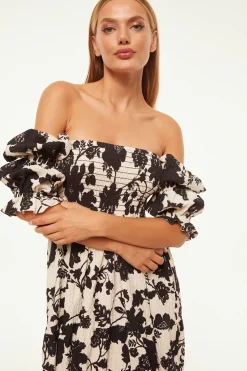 MISA Los Angeles MARGARITA DRESS Floranegra Discount