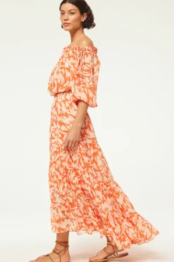 MISA Los Angeles MARIE SKIRT Patmostangerine Sale