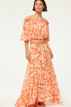 MISA Los Angeles MARIE SKIRT Patmostangerine Sale
