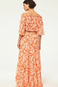 MISA Los Angeles MARIE SKIRT Patmostangerine Sale