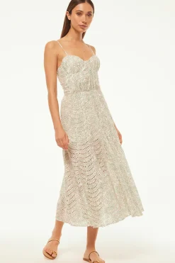 MISA Los Angeles MARINA DRESS Dewdropeyelet Fashion