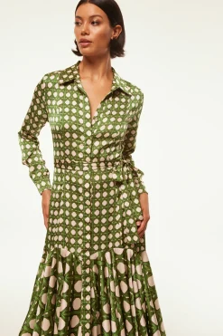 MISA Los Angeles MARTINE DRESS Rattantilemix Best