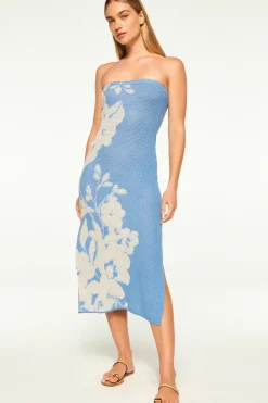 MISA Los Angeles MATTI DRESS Bluehibiscusflora Discount