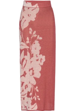 MISA Los Angeles MATTI DRESS Pinkhibiscusfloral Sale