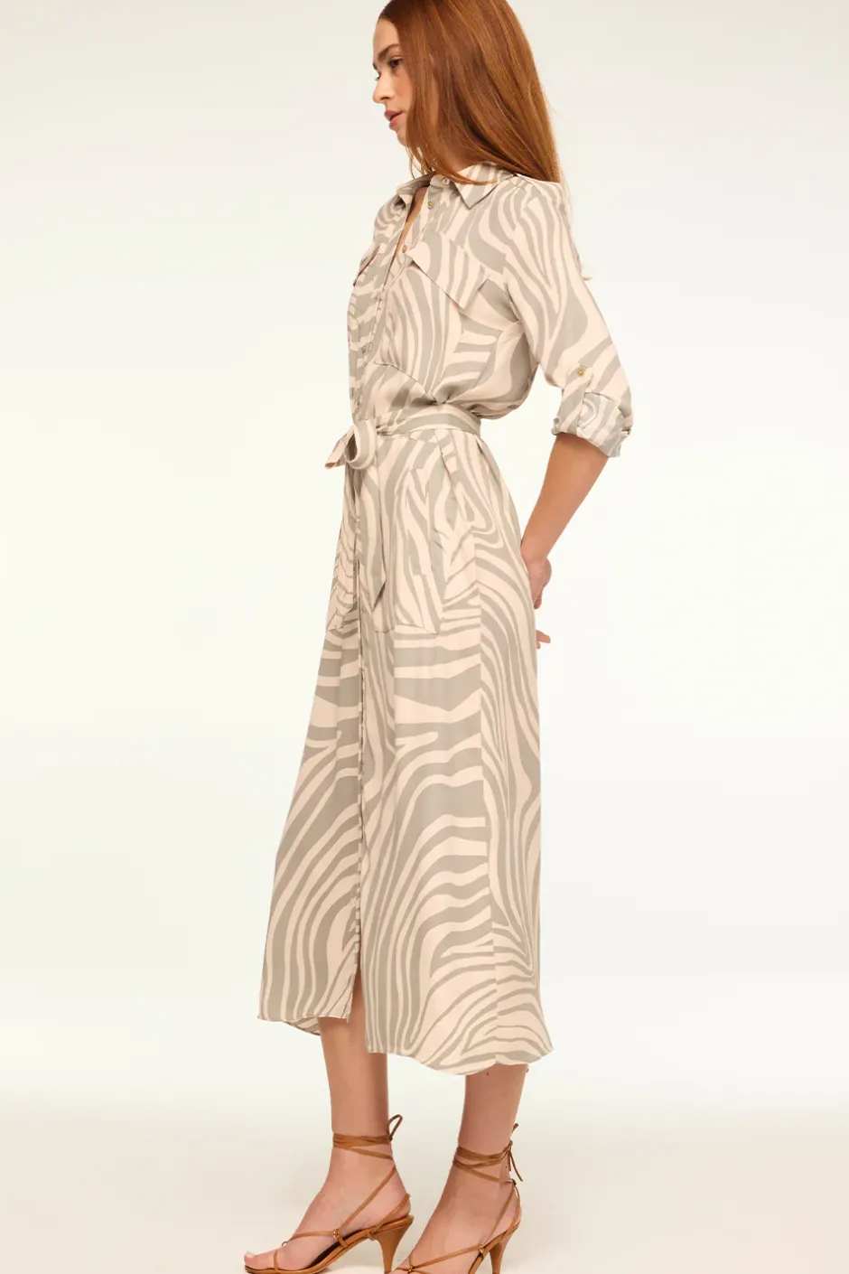 MISA Los Angeles MONTANA DRESS Abstractzebra Best
