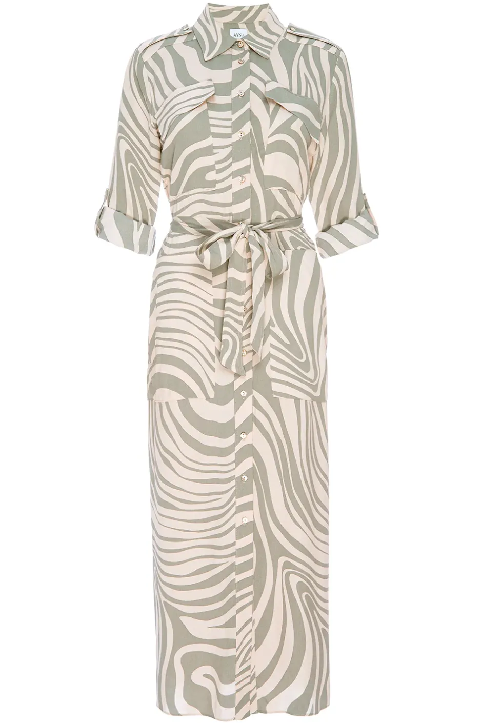 MISA Los Angeles MONTANA DRESS Abstractzebra Best