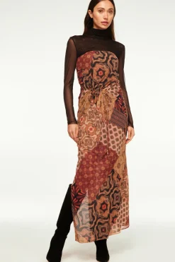 MISA Los Angeles NADJA MESH TOP Black Hot