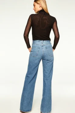 MISA Los Angeles NADJA MESH TOP Black Hot