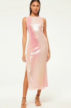 MISA Los Angeles NAKIA DRESS Sequinombre Clearance