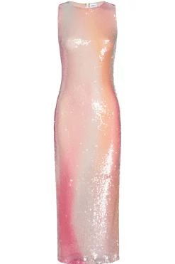 MISA Los Angeles NAKIA DRESS Sequinombre Clearance