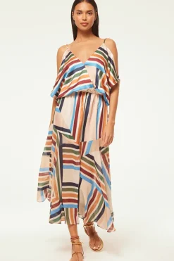 MISA Los Angeles NANAZ DRESS Sanmiguelstripemix Online