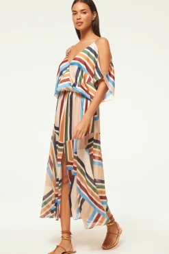 MISA Los Angeles NANAZ DRESS Sanmiguelstripemix Online