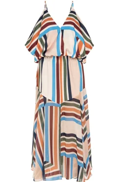 MISA Los Angeles NANAZ DRESS Sanmiguelstripemix Online