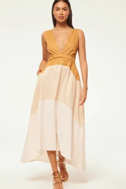 MISA Los Angeles NIA DRESS Stretchpoplinmix Sale