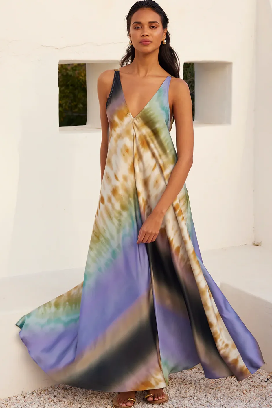 MISA Los Angeles NOTTA DRESS Ceruleanombre Best