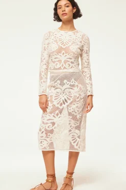 MISA Los Angeles OSCANA TOP Embroideredmesh Outlet