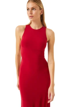 MISA Los Angeles PARGOL DRESS Lipstickred Online