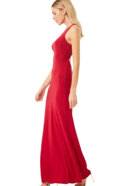 MISA Los Angeles PARGOL DRESS Lipstickred Online