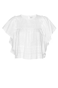 MISA Los Angeles PENELOPE TOP Whiteeyelet Hot