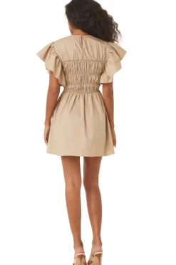 MISA Los Angeles RADHA DRESS Sandsolidpoplin Outlet