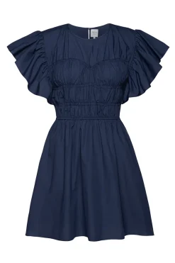MISA Los Angeles RADHA DRESS Midnightbluepoplin Clearance