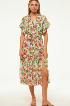 MISA Los Angeles RANJANA DRESS Floraexoticachiffon Sale