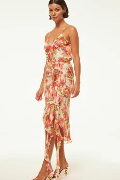 MISA Los Angeles RENA TOP Palmareibloomssatin Clearance