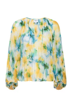 MISA Los Angeles RINA TOP Citronwatercolor Fashion