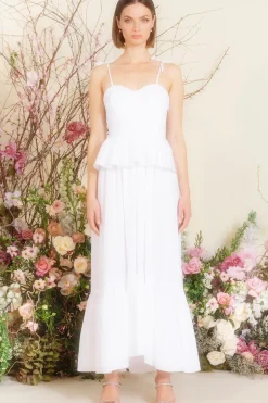 MISA Los Angeles ROSIE DRESS White Hot