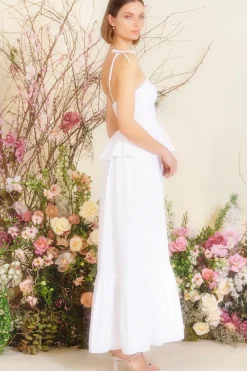 MISA Los Angeles ROSIE DRESS White Hot