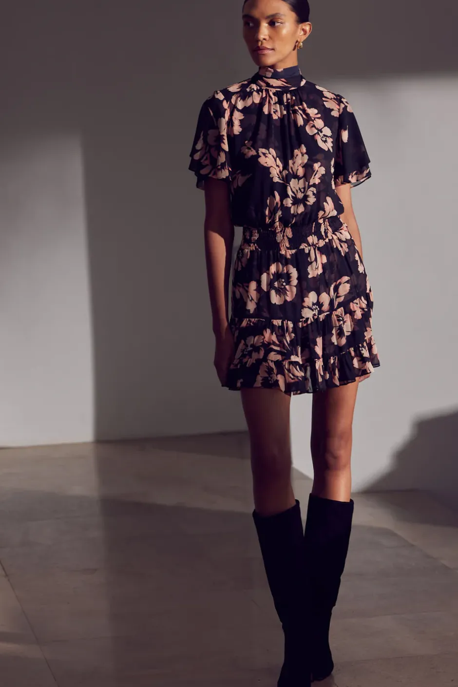 MISA Los Angeles SAFFIE DRESS Auricflora Sale