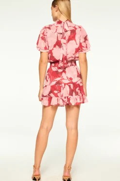 MISA Los Angeles SAFFIE DRESS Florarosada Clearance