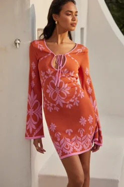 MISA Los Angeles SAHAR DRESS Pinkflorasantiago Hot