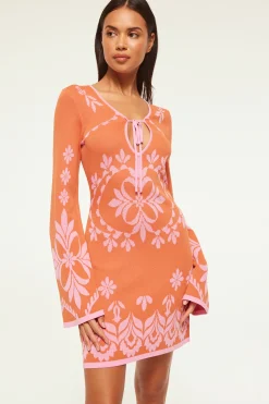 MISA Los Angeles SAHAR DRESS Pinkflorasantiago Hot