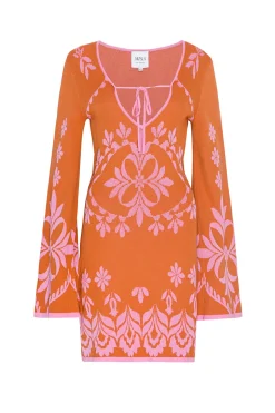 MISA Los Angeles SAHAR DRESS Pinkflorasantiago Hot