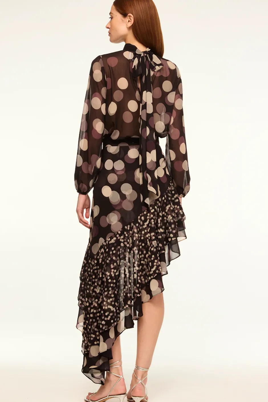 MISA Los Angeles SKY SKIRT Polkadotmix Discount